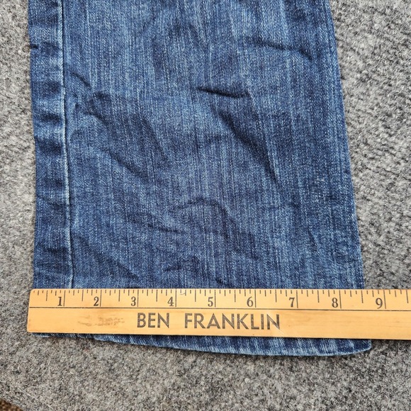 Ariat REAL Jeans Womens 26S Blue Mid Rise Bootcut Denim Western Cowgirl - Picture 8 of 9